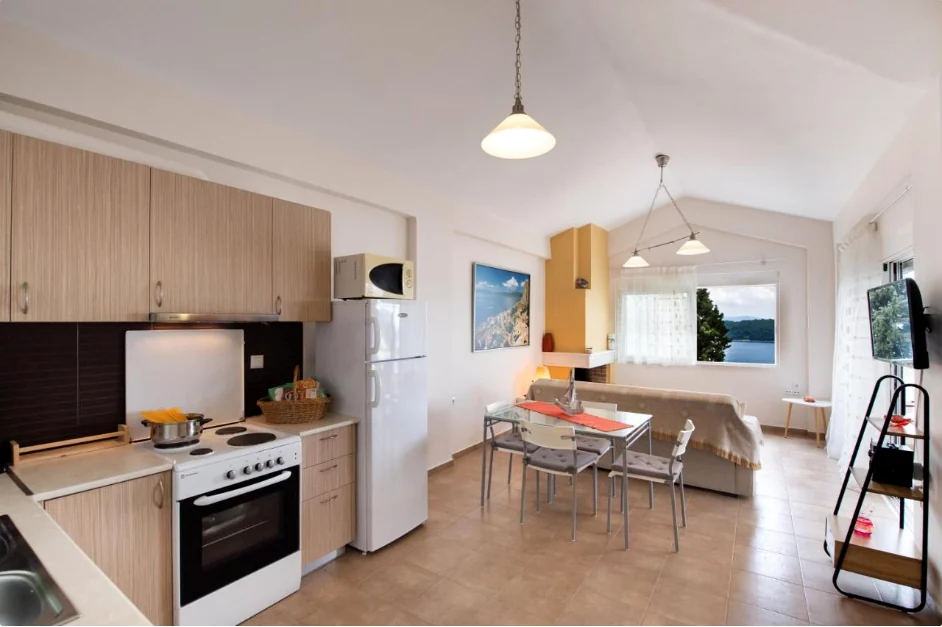 Kitchen and dining area